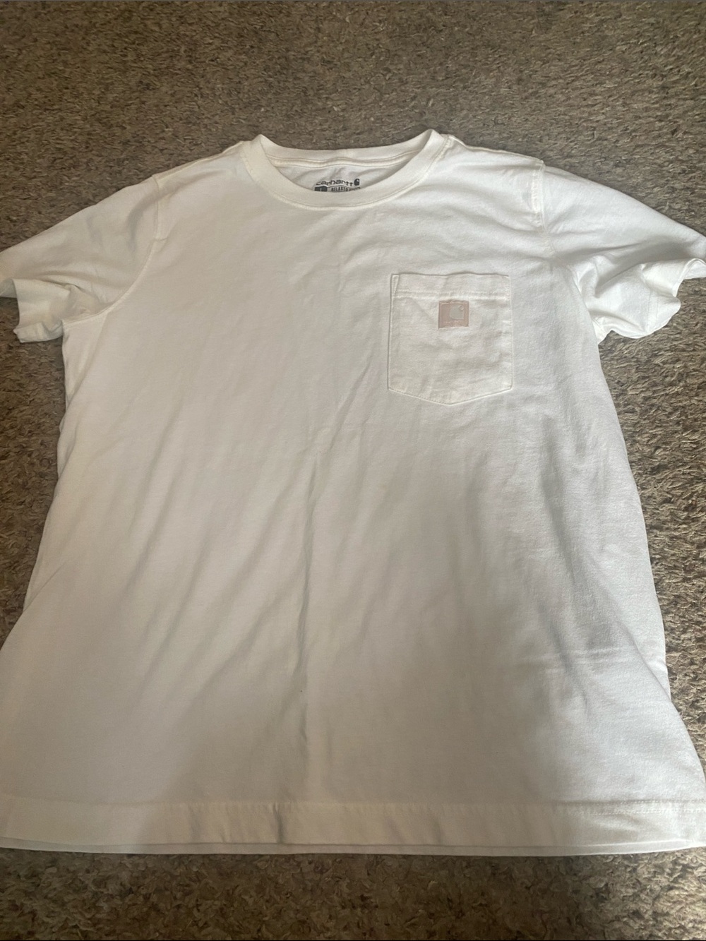 Carhartt White Short Sleeve Pocket Tee - Women's